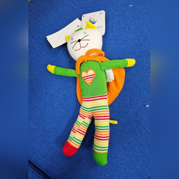 UNDER THE NILE organic Supermen Roxie Scrappy Cat  nwt - Picture 3 of 11